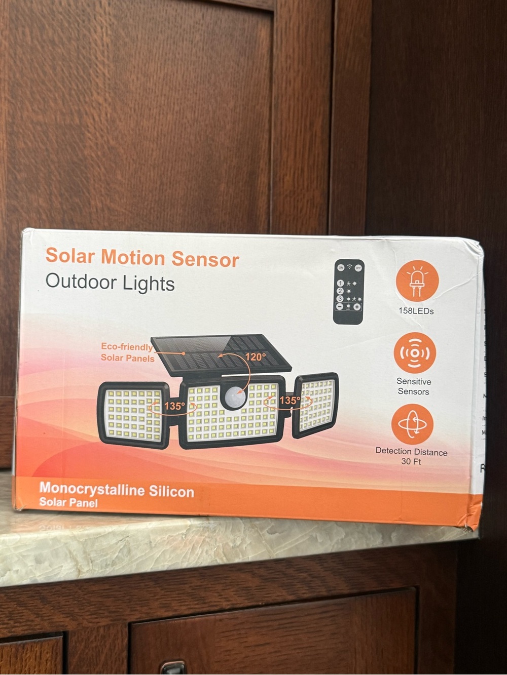 Solar Motion Sensor Outdoor Lights - White